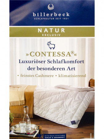  Одеяло Billerbeck Contessa light (лёгкое) не ниже +20°С, кашемир фото в интернет-магазине Герд Биллербек