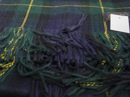  Плед кашемировый Glen Saxon Tartan Gordon 120 130x150 фото в интернет-магазине Герд Биллербек
